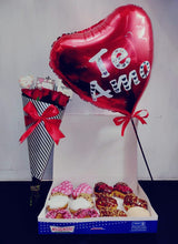 Cargar imagen en el visor de la galería, Regalo sorpresa donas y rosas