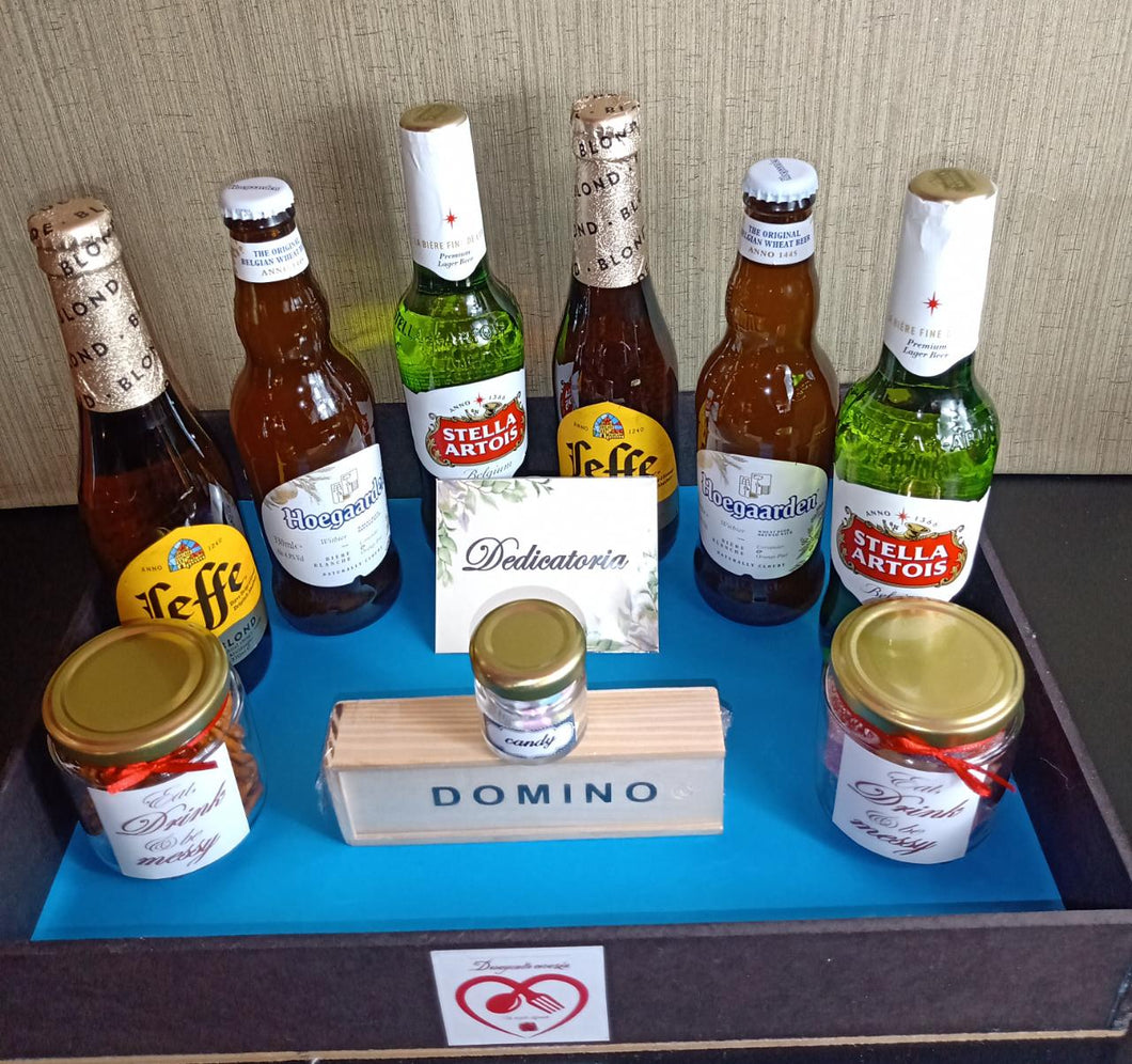 Regalo sorpresa de cerveza para hombre  cajita Berlin