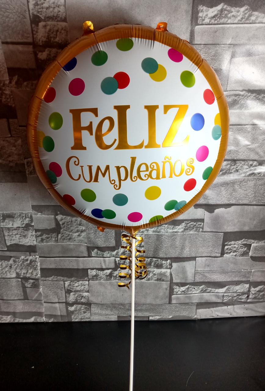 Globo mediano de Cumpleaños